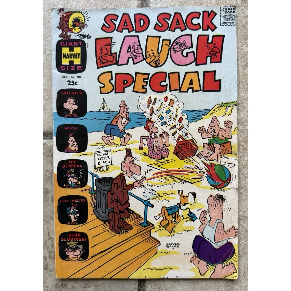 Sad Sack Laugh Special #33 Harvey Publications Higher Grade Comic Book 1966